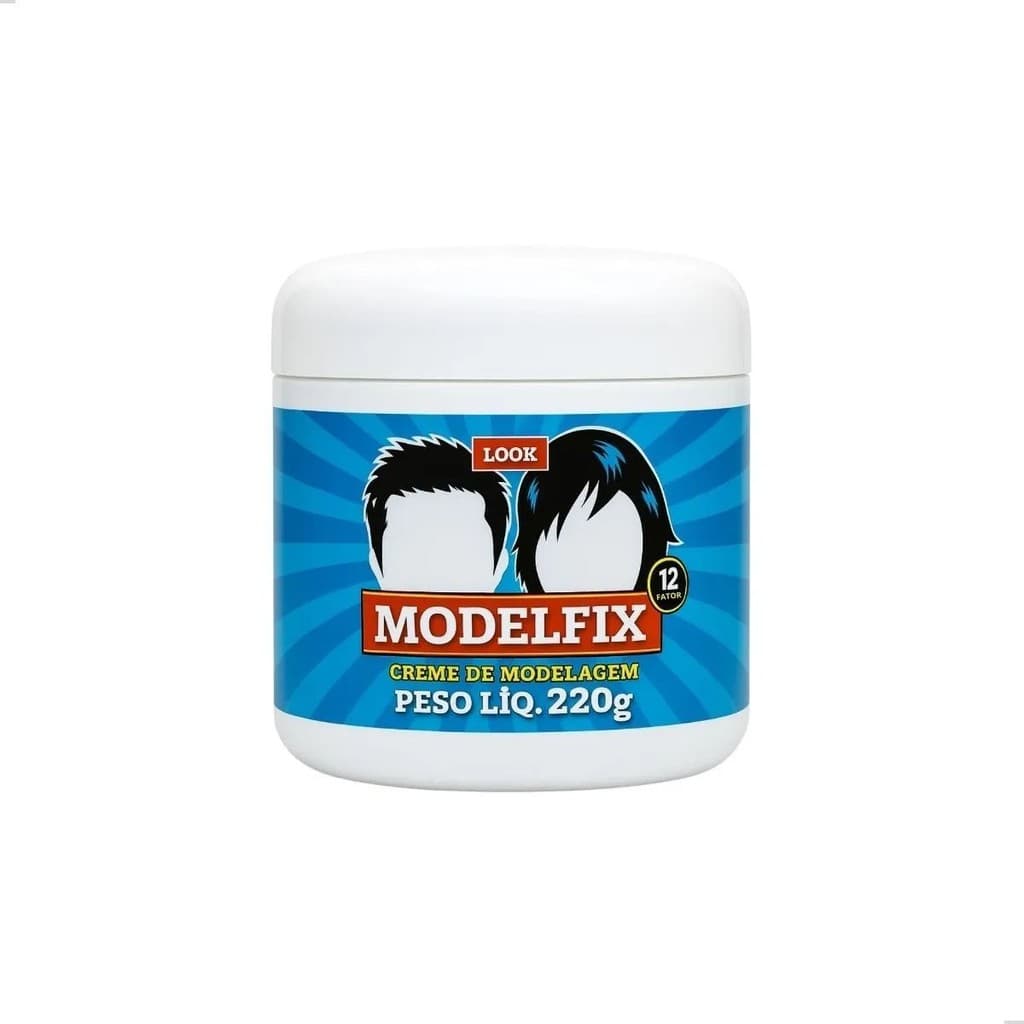 Creme Modelador Modelfix Look 500g Alta Fixação Capilar