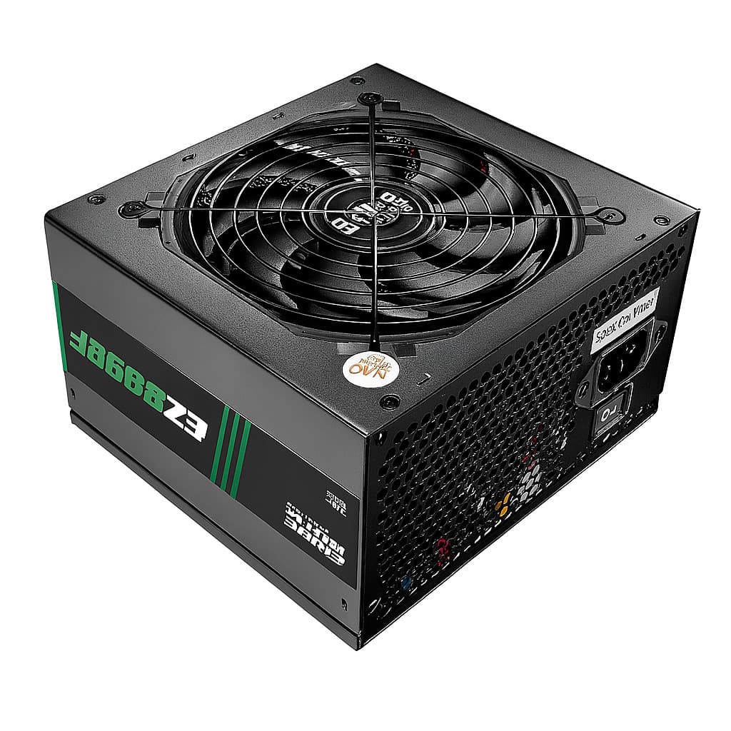 Fonte de Alimentação ATX 500W Real EZ8898F 80 Plus White PFC Ativo Bivolt Silenciosa para PC Gamer