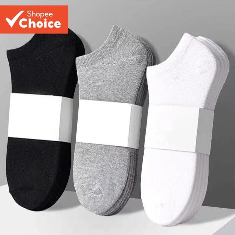 3 Pares De Meias Invisíveis Para Homens E Mulheres , Corte Baixo , Algodão , Respirável , Absorvente De Suor , Sem Exibi
