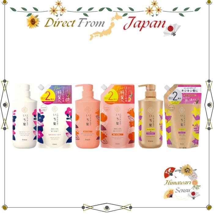 Ichikami Shampoo De Aminoácidos Tipo Bomba/Recarga De Sem silicone Direto Do Japão