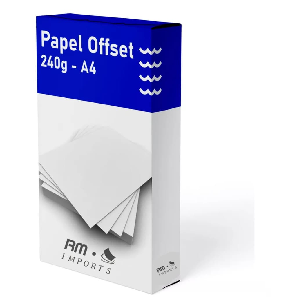 Papel Offset 240g - A4 - 100 folhas