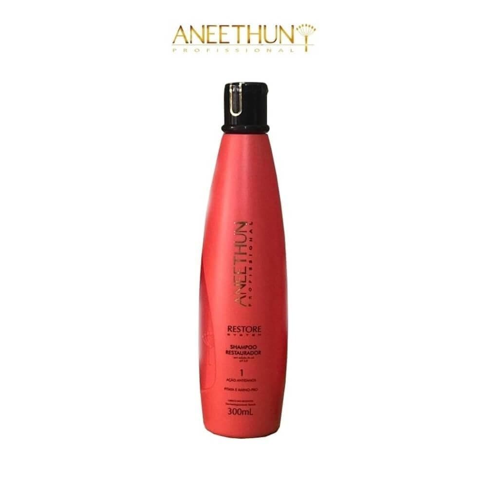 Aneethun Restore Shampoo Restaurador 300ml + MIMO DA LOJA