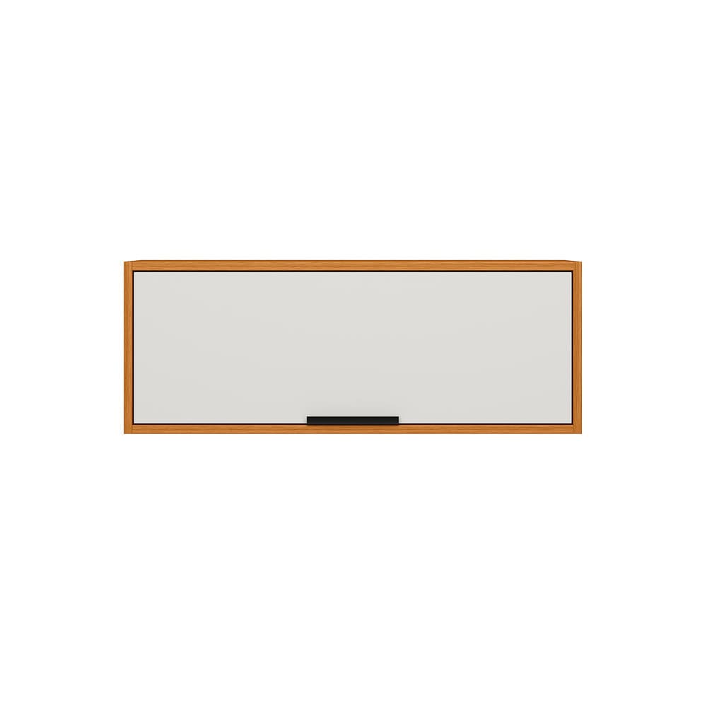 Armário Aéreo Geladeira 1 Porta 80cm Ravena Freijo Uv Off Acetinado - SSX Multicoisas