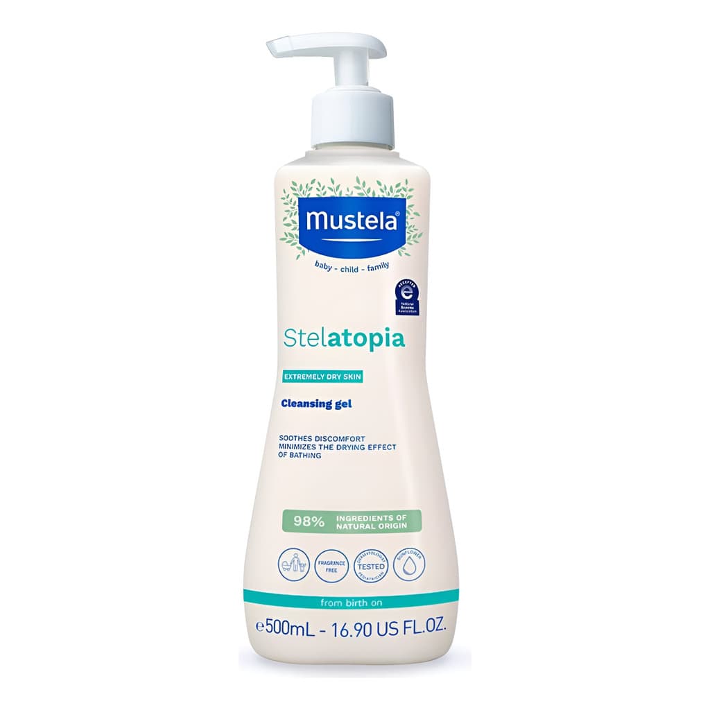 Mustela Stelatopia Cleansing Gel Com Girassol Importado 500ml