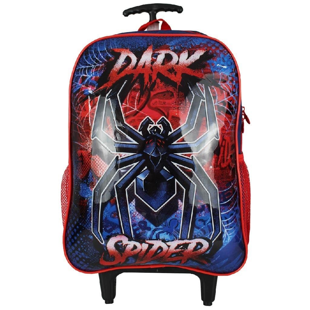 Mochila De Rodas Com Lancheira Térmica Escolar Dark Spider