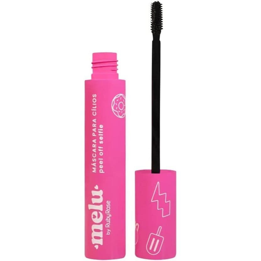 Máscara para Cílios Peel Off Melu Ruby Rose: Volume, Alongamento e Definição com Alta Pigmentação e Fácil Remoção para um Look Impecável