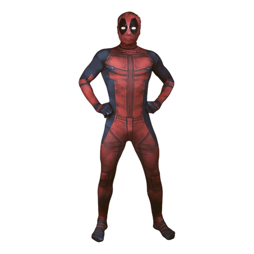 Fantasia Cosplay Profissional Deadpool Filme Traje Luxo Adulto Infantil