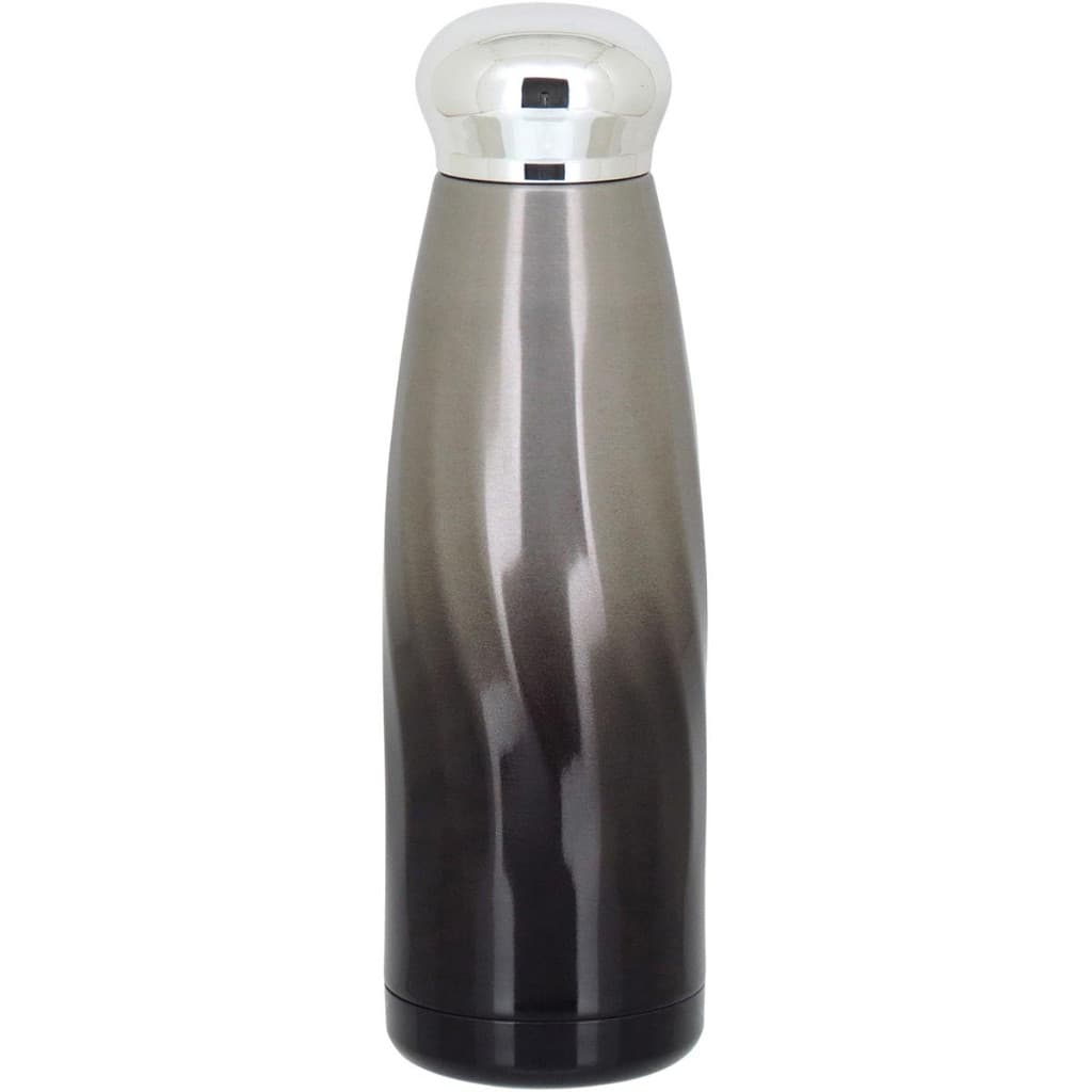 Garrafa Térmica Squeeze Fitness Trenton Parede Dupla Inox 380ml 22x6 Preto