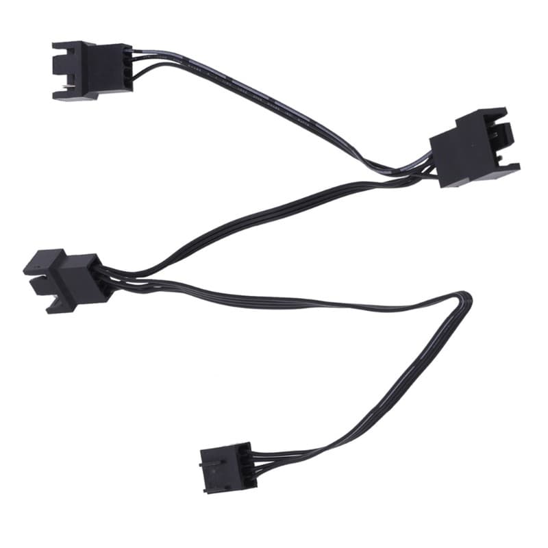 MEET Cabo Divisor De Ventilador De 4 Pinos , Resfriamento Eficiente , 1 A 3 Conectores PWM , Para Ventiladores De PC , 3