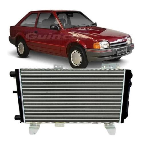 Radiador Escort 1993 1994 1995 1996 93 94 96 Ford 1.0 Manual
