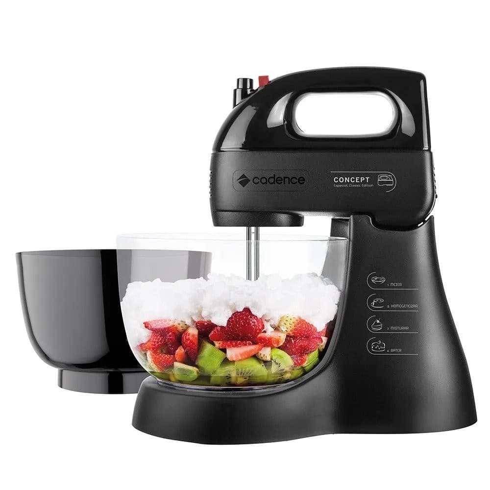 Batedeira Cadence Concept Special Preta 2 Tigelas 220V  BAT279 - Casa dos Fogões