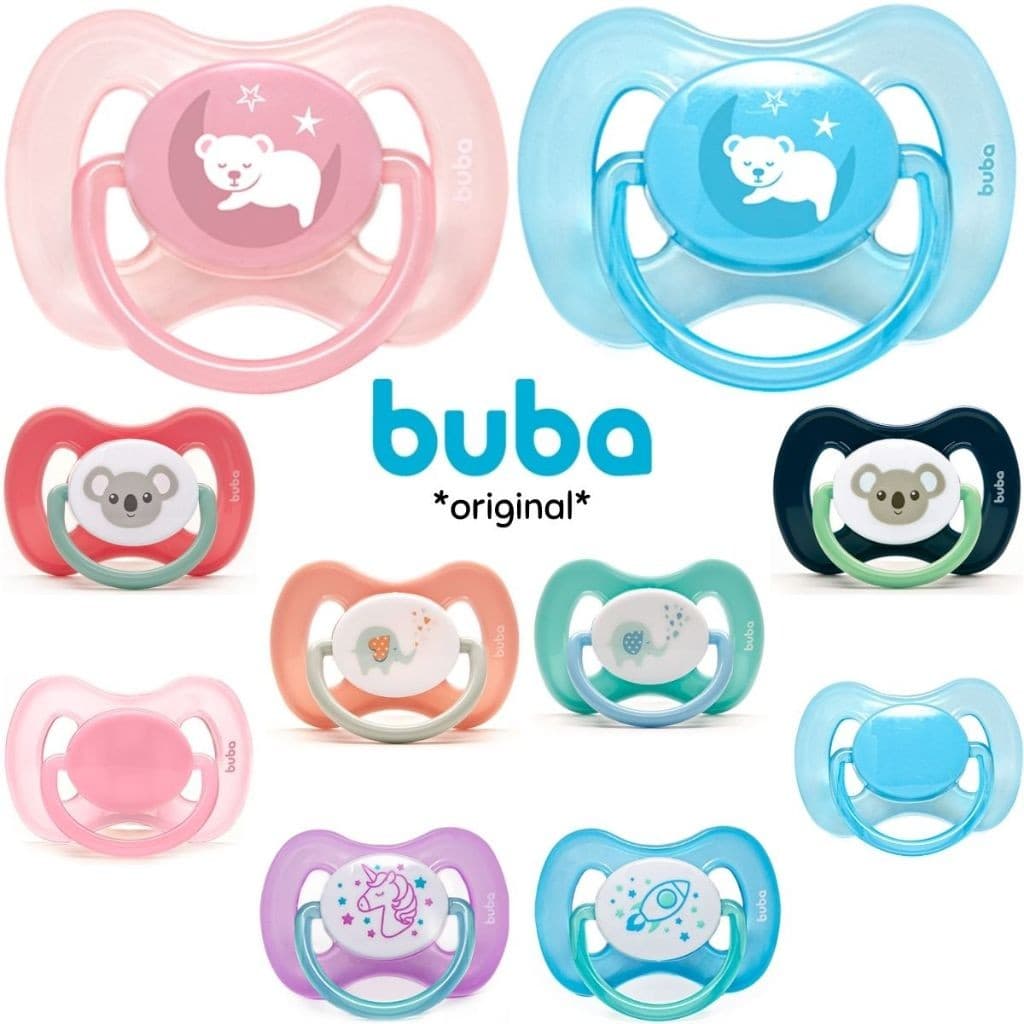 Chupeta Silicone Confort Ultra Soft +0 Meses Tamanho 1 e 2 Recém Nascido Bebe Bico Noturna Buba