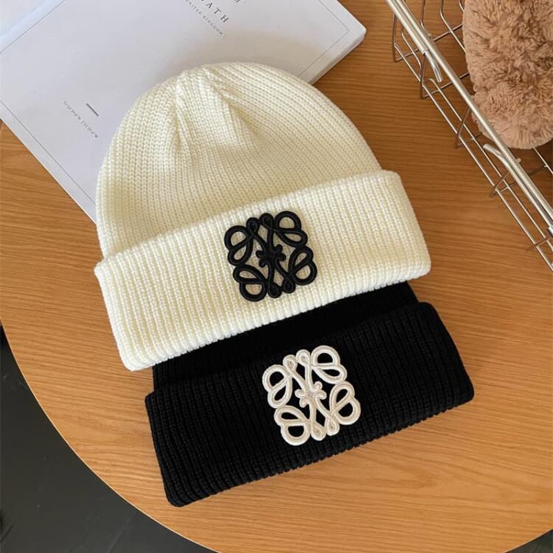 Gorro De Malha Quente Tamanho De Cabeça Grande Chapéu De Lã De Inverno Casual Unissex