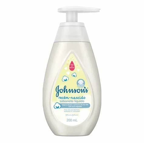 Sabonete Líquido Infantil Johnson’s Recém-Nascido com 200ml