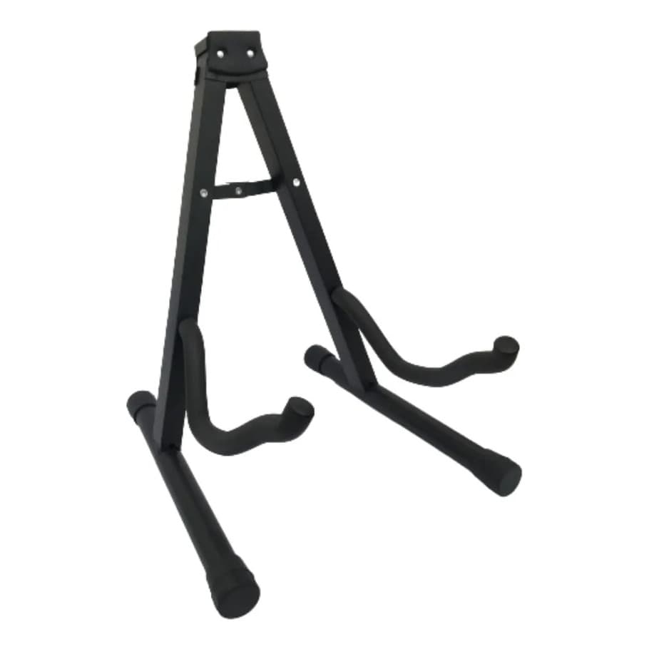 Suporte Preto Dobrável P/ Guitarra E Violão