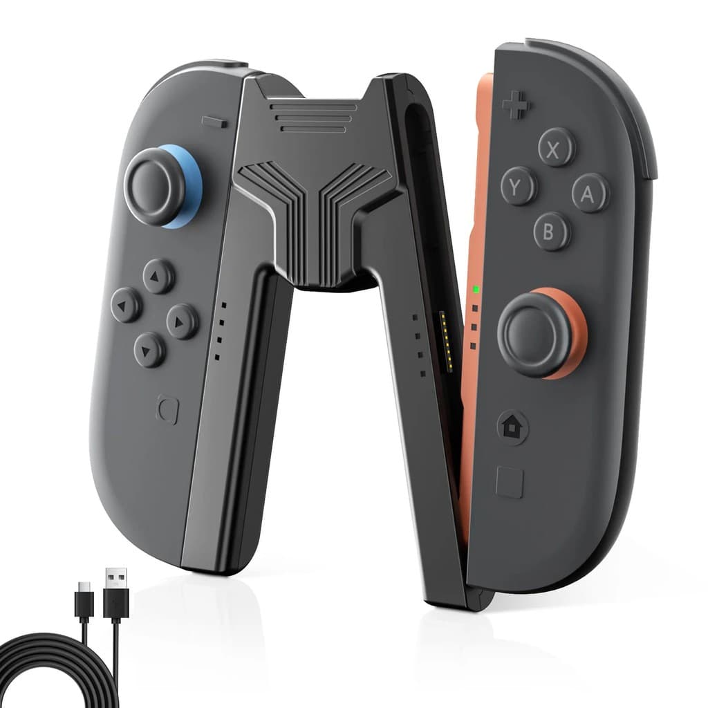 Suporte Grip Carregador Para Controle Joy-Con Nintendo Switch 2