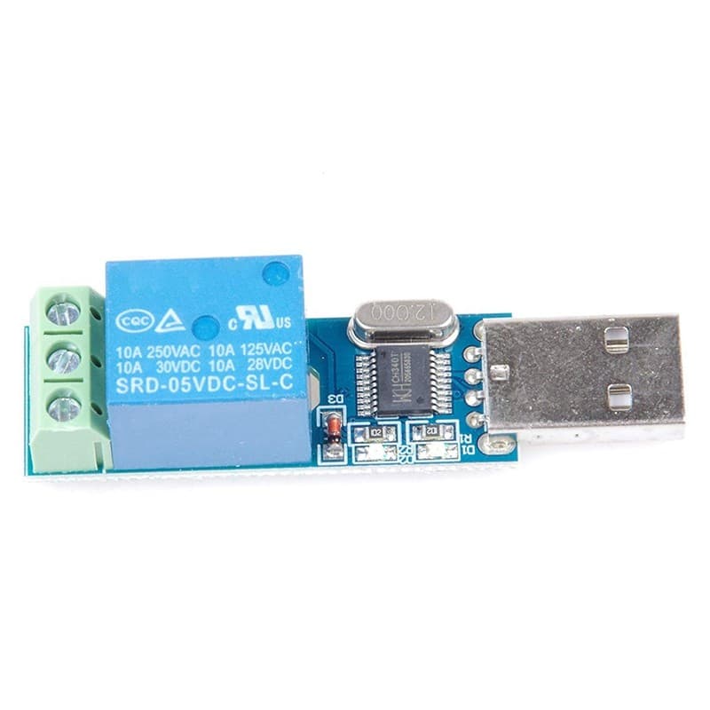 Módulo De Relé USB Interruptor De Controle Inteligente Para Conversor Eletrônico Tipo LCUS-1