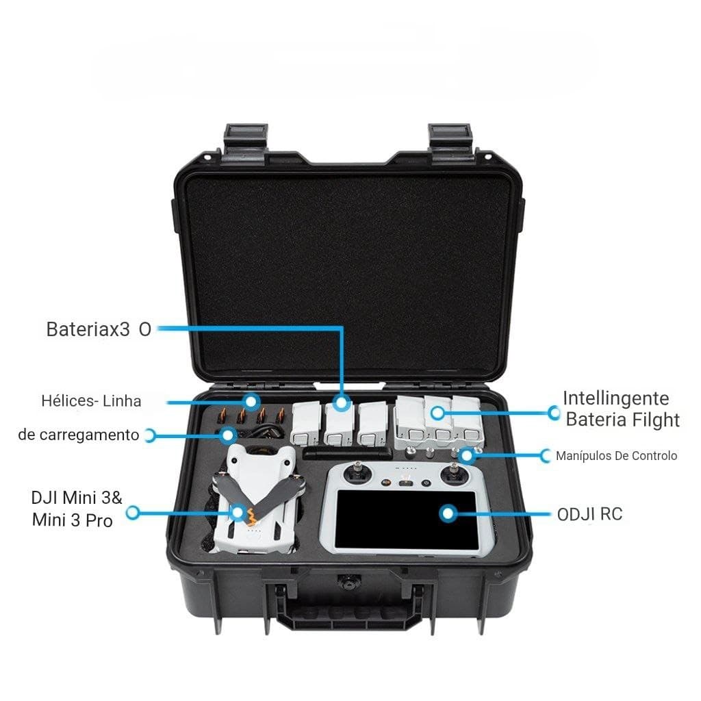 Case Maleta Transporte Rígida Dji Mavic Mini 3 Pro