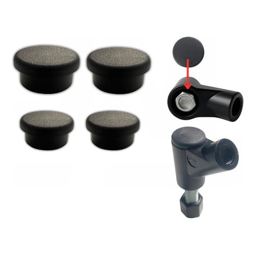 Kit Tampa Retrovisor Moto GVS Sport 360 Modelo Y 2 Pequenas + 2 Grandes - Tampa Giro 360 4 unidades