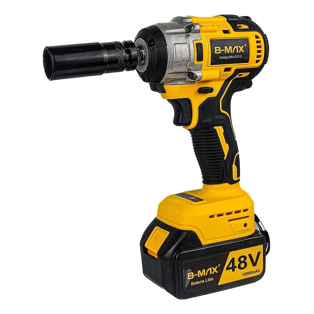 Chave De Impacto Parafusadeira 1/2 Bateria Lítio Potente 48v