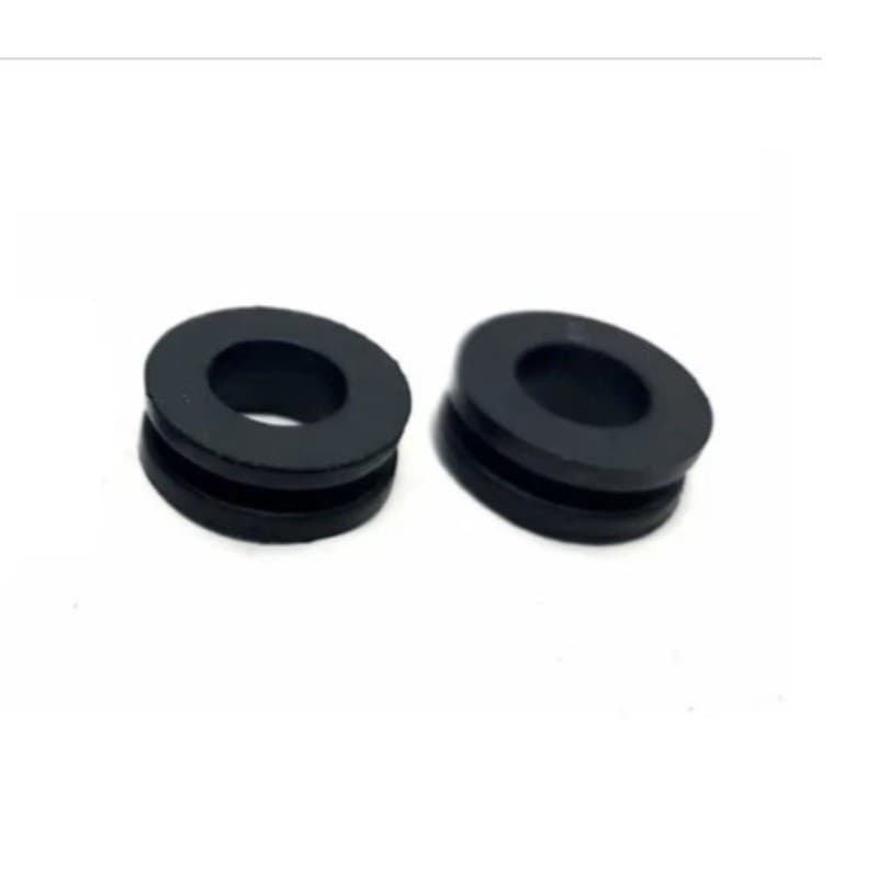OPar Borracha Ilho Fixação Protetor De Escapamento cg titan fan start 125 150 160 - 14 X 8 X 5 mm