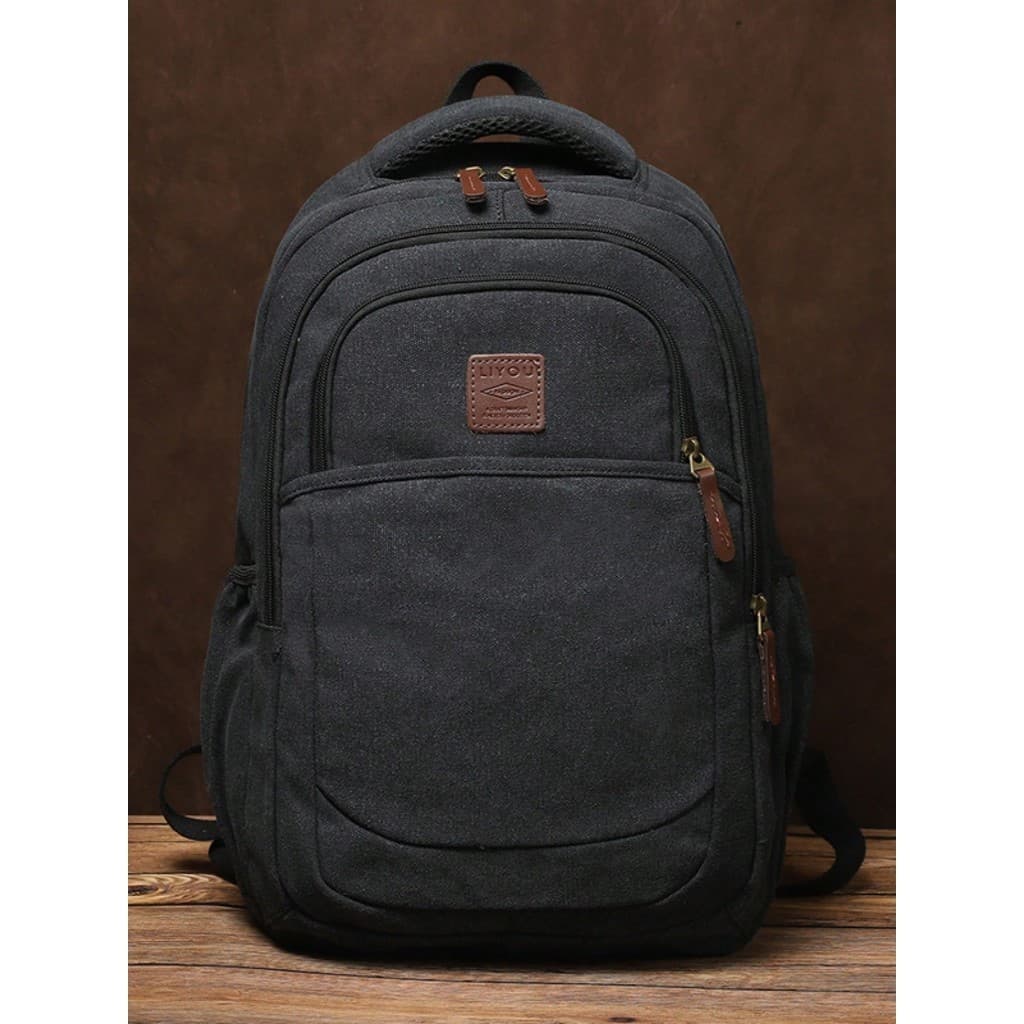 Mochila Lona Moda Para NoteBook Escolar Para Estudantes Universitário filler Unissex