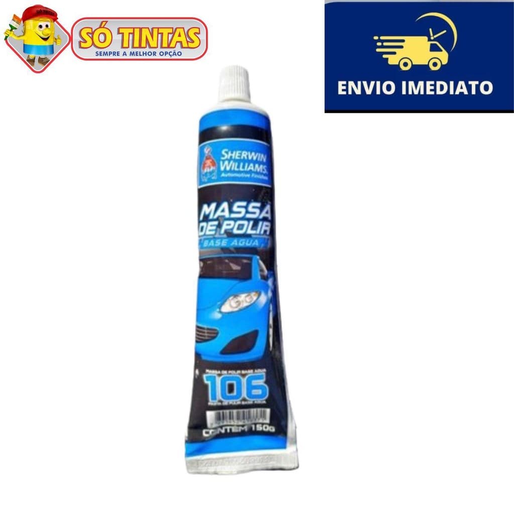 Massa De Polir N.02 Bisnaga Base D’Água 150g Lazzuril – Uso Automotivo