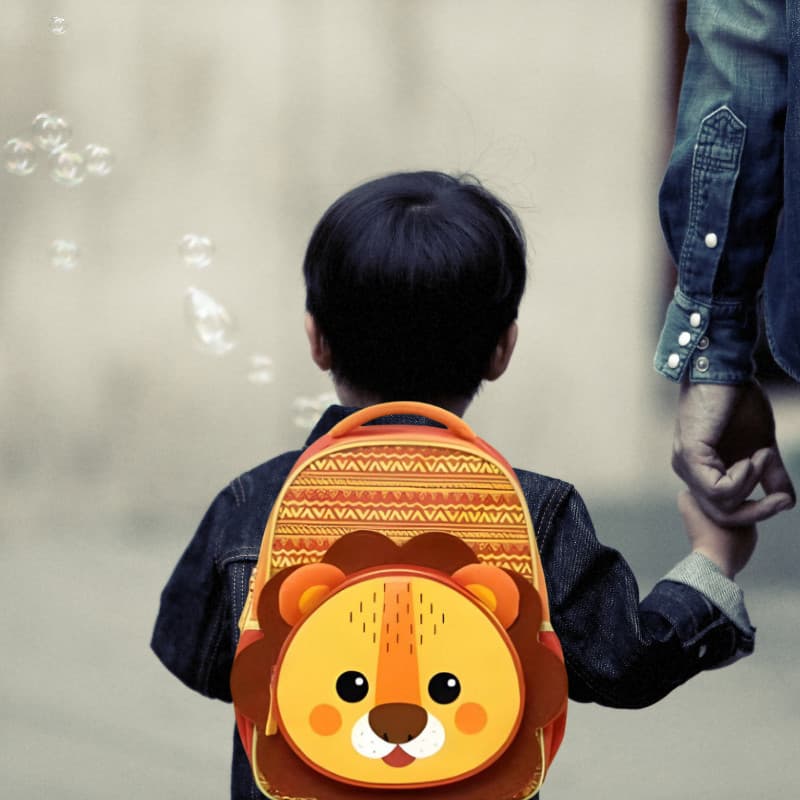 Mochila Infantil Bichinhos Creche Escolar Menino Menina  Unicornio Leão Urso Coelho Crocodilo Coruja Macaco Joaninha