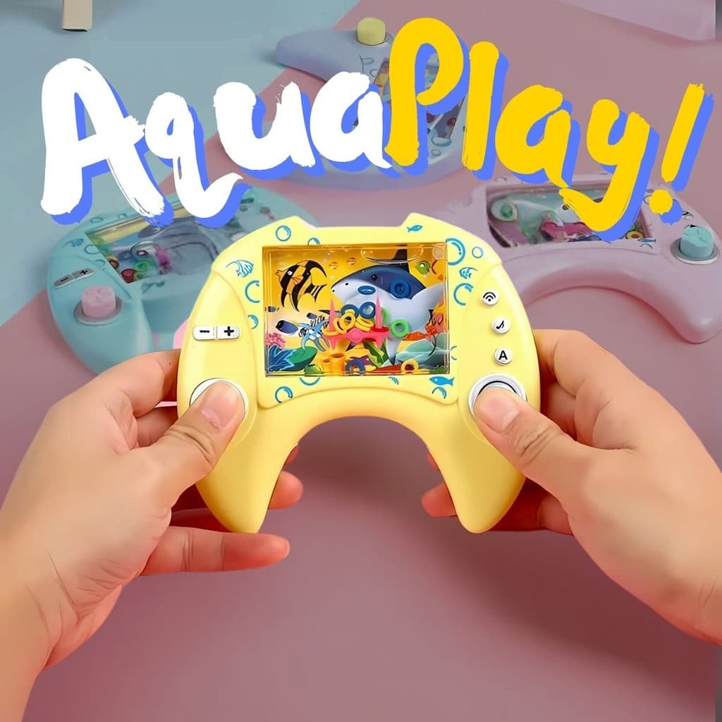 Kit Com 4 Brinquedo Infantil Aquaplay Menino E Menina Mini Game Aquático