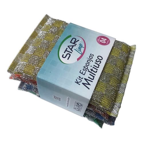 Esponja Multiuso De Louça Cor Multicolor