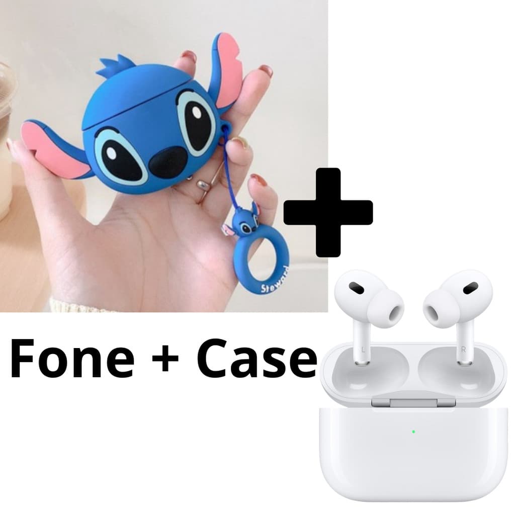 Fone de Ouvido Sem Fio i13 TWS Wireless + Case em SIlicone
