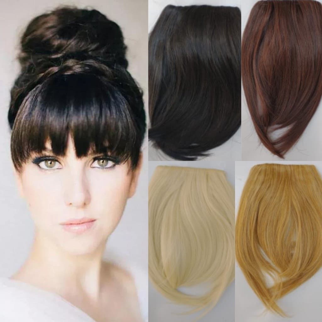 Franja Tic Tac Aplique Cabelo 100% Orgânica  Idêntica ao Humano Lisa /WENG