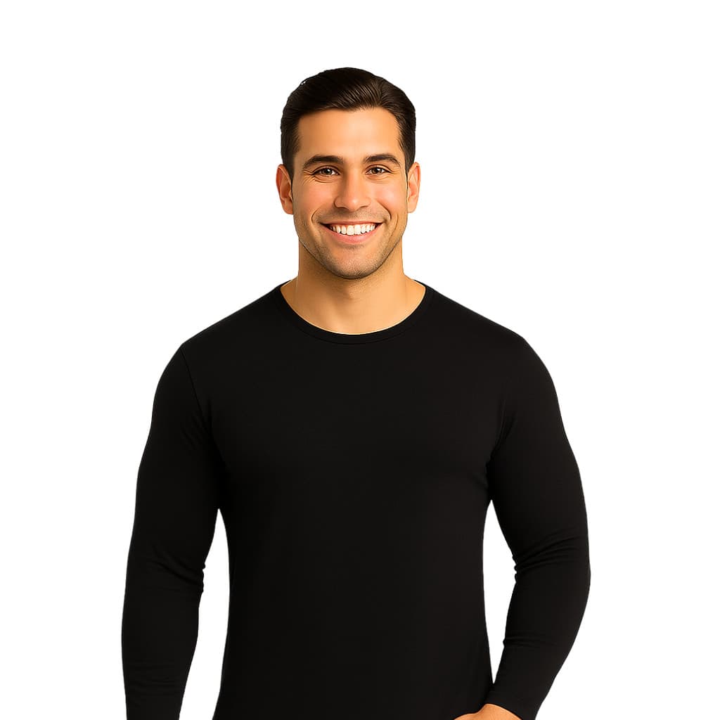 Blusa Manga Longa Térmica Frio Flanelada Segunda Pele