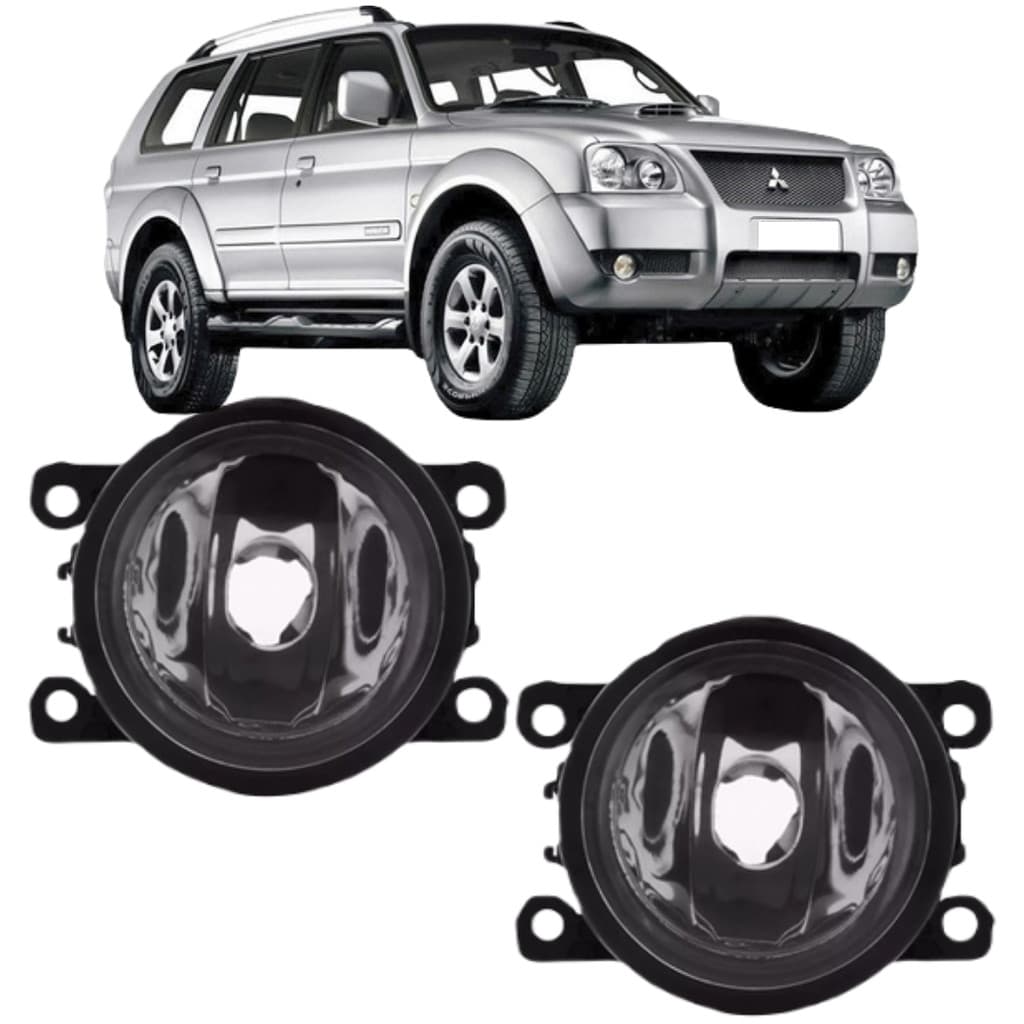 PAR FAROL DE MILHA MITSUBISHI PAJERO SPORT 2007 A 2015 NC