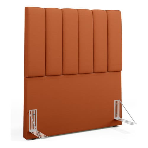 Cabeceira Cama Box Solteiro 100cm Dália Tecido Terracota