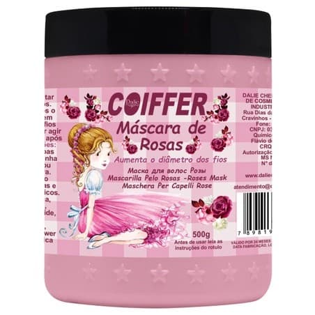 Máscara Química Das Rosas Coiffer