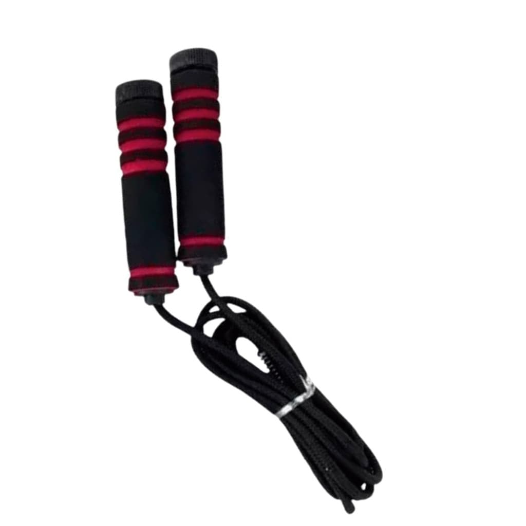 Corda Speed Jocenter Profissional Ajustável - Preto/Vermelho