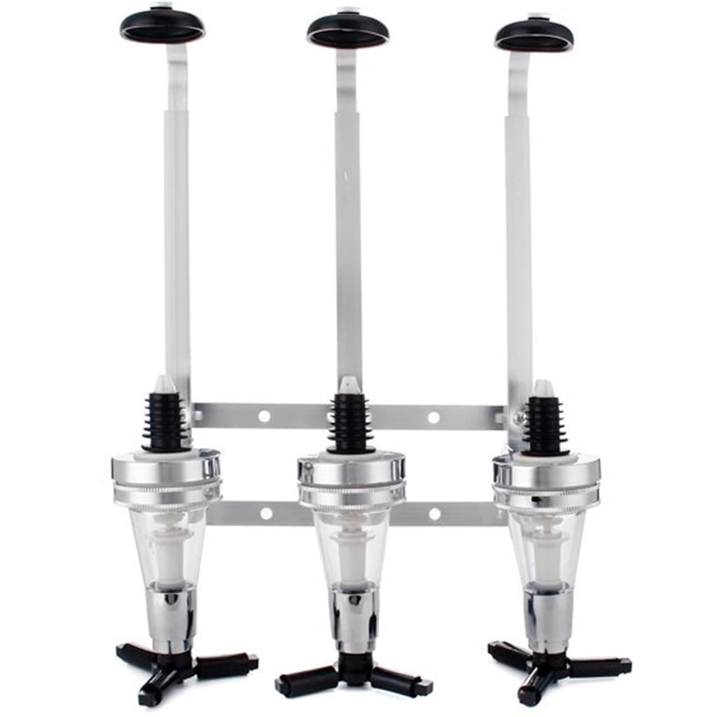 Dispenser de Bebidas Dispensador Dosador De Parede 3 Garrafas