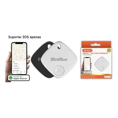 SMART TAG RASTREADOR APENAS IOS MM-AT42 MINIMEN ENVIO RAPIDO