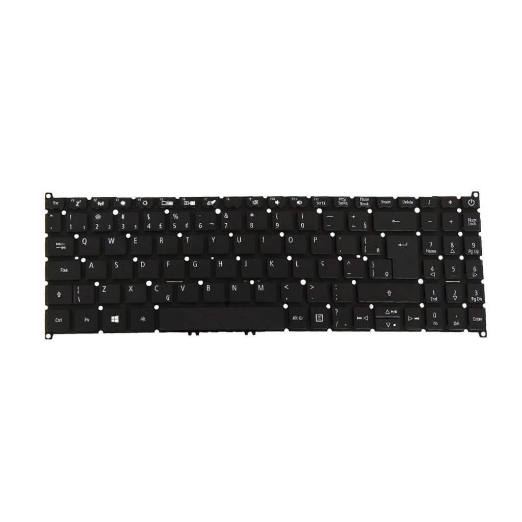 TECLADO COMPATIVEL NOTEBOOK ACER 5 A515-52G BLACK BR POWER BOTTOM