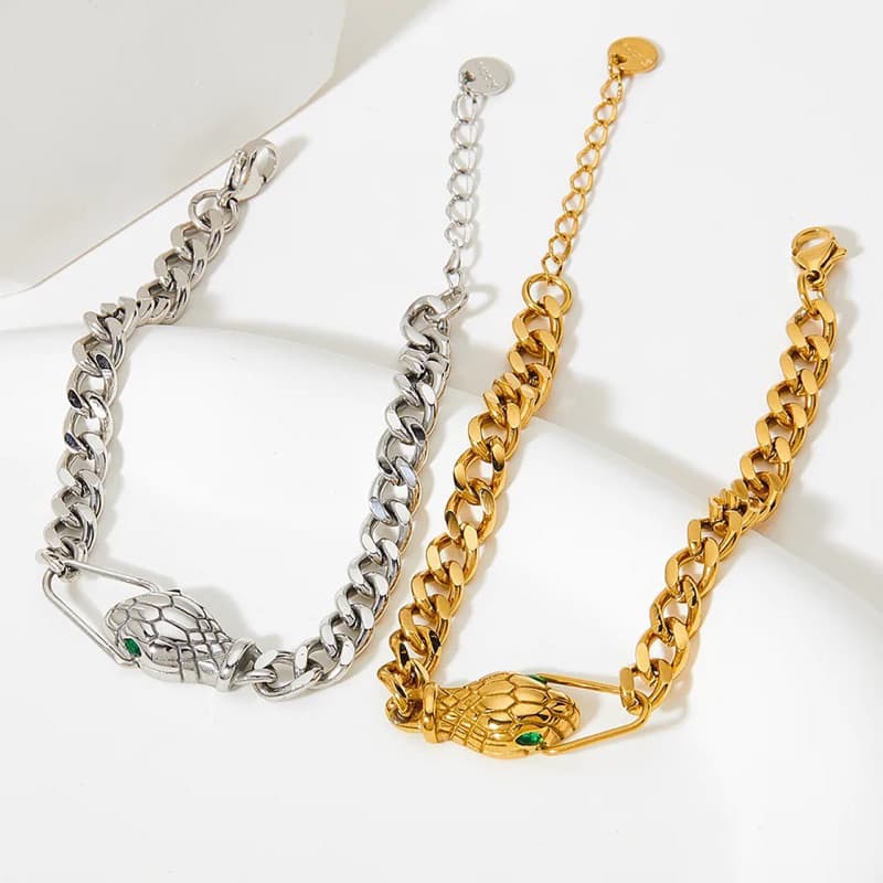 colar ou pulseira Snake cobra peça linda