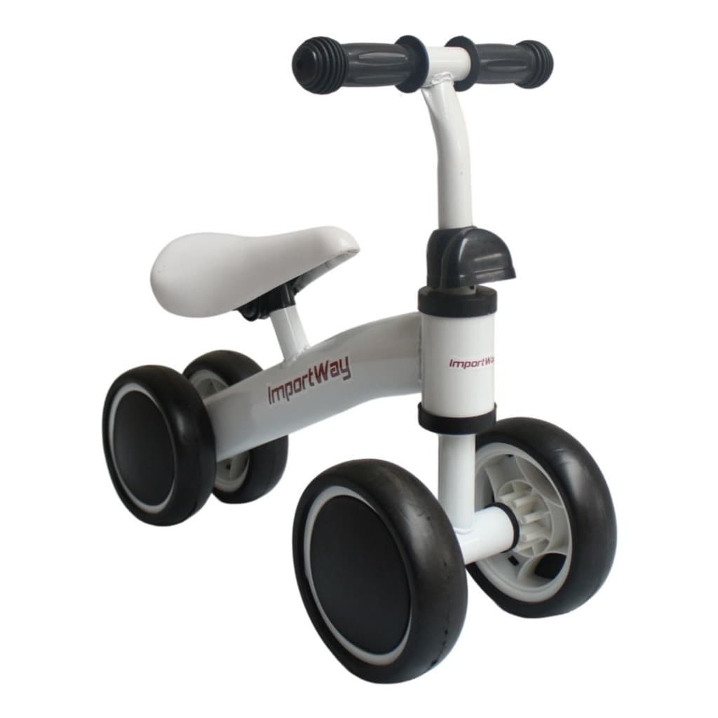Triciclo Balance Infantil Branco Importway