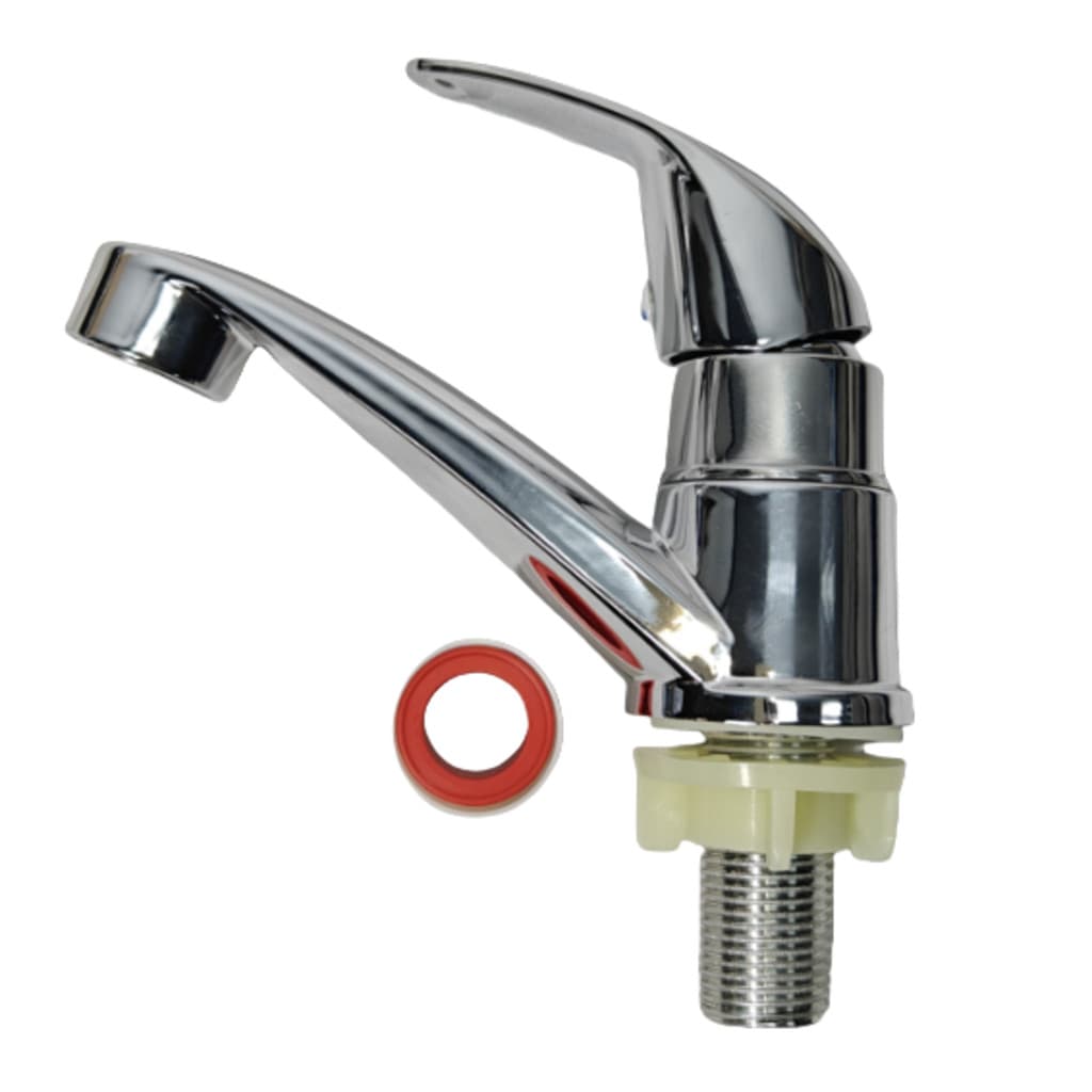 Torneira banheiro inox monocomando Cuba Lavabo Banheiro Cromado Arejador+Fita roscada Promoção Top Linha