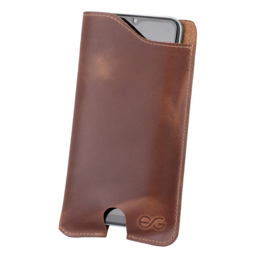 Bainha Porta Celular Capinha Rústica 100% Couro Legítimo