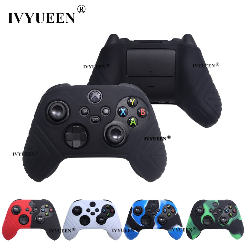 IVYUEEN Capa De Silicone Grossa Atualizada Para Xbox Series Xs Core Controlador Joystick Manga Antiderrapante XSX Pele
