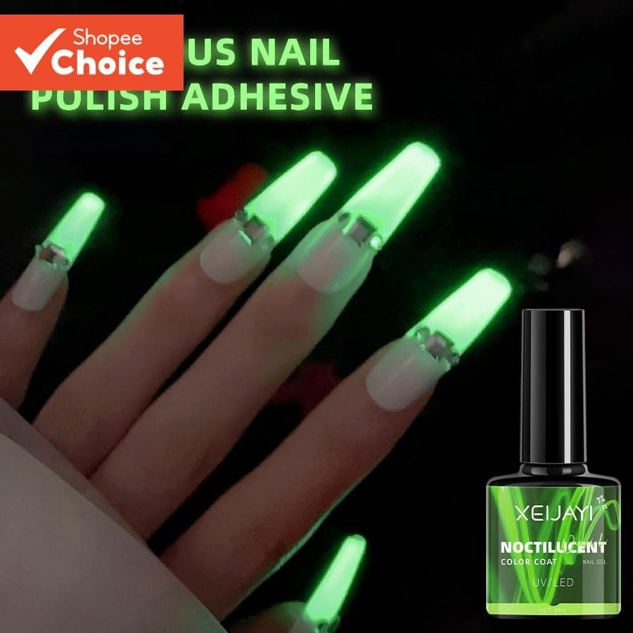 Esmalte De Gel Que Brilha No Escuro-Top Coat Luminoso Para Manicure De Salão Doméstico E DIY-De Longa Duração Durável