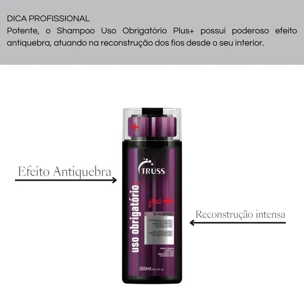 SHAMPOO USO OBRIGATORIO PLUS + 300ML - TRUSS PROFESSIONAL