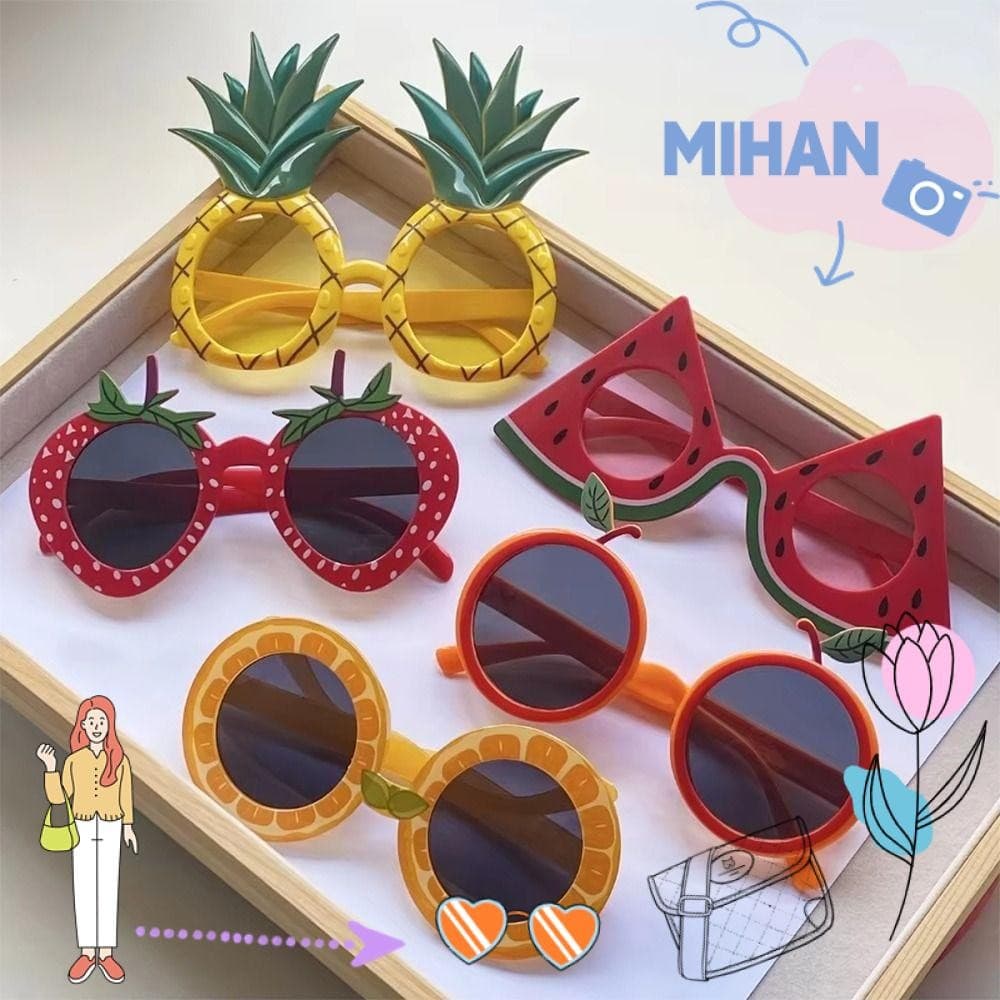 MH-BEAUTY Luau Party Props , Óculos De Sol Engraçados De Abacaxi Com Design De Frutas Da Moda , Tons De Festa Para Mulhe