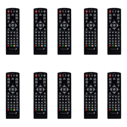 Kit De 10 Controle Remoto Ekotech Para Conversor Tv Digital