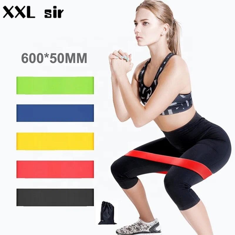 Faixas De Resistência Para Treino De Fitness , 5 Níveis , Yoga , Pilates , Treinamento Esportivo , Faixa Elástica De Bor